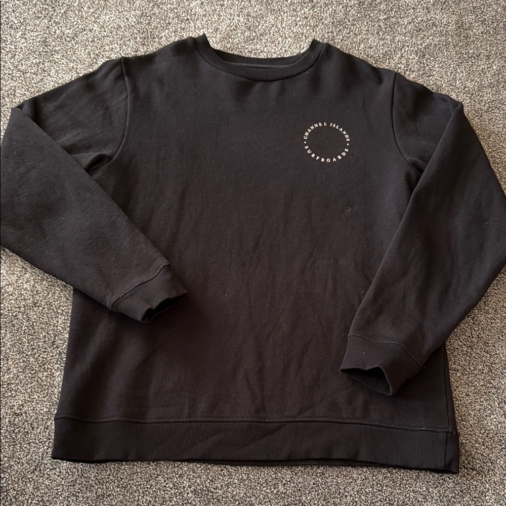 Men's Black Crewneck Sweater